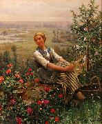 Daniel Ridgeway Knight Dolce Far Niente painting